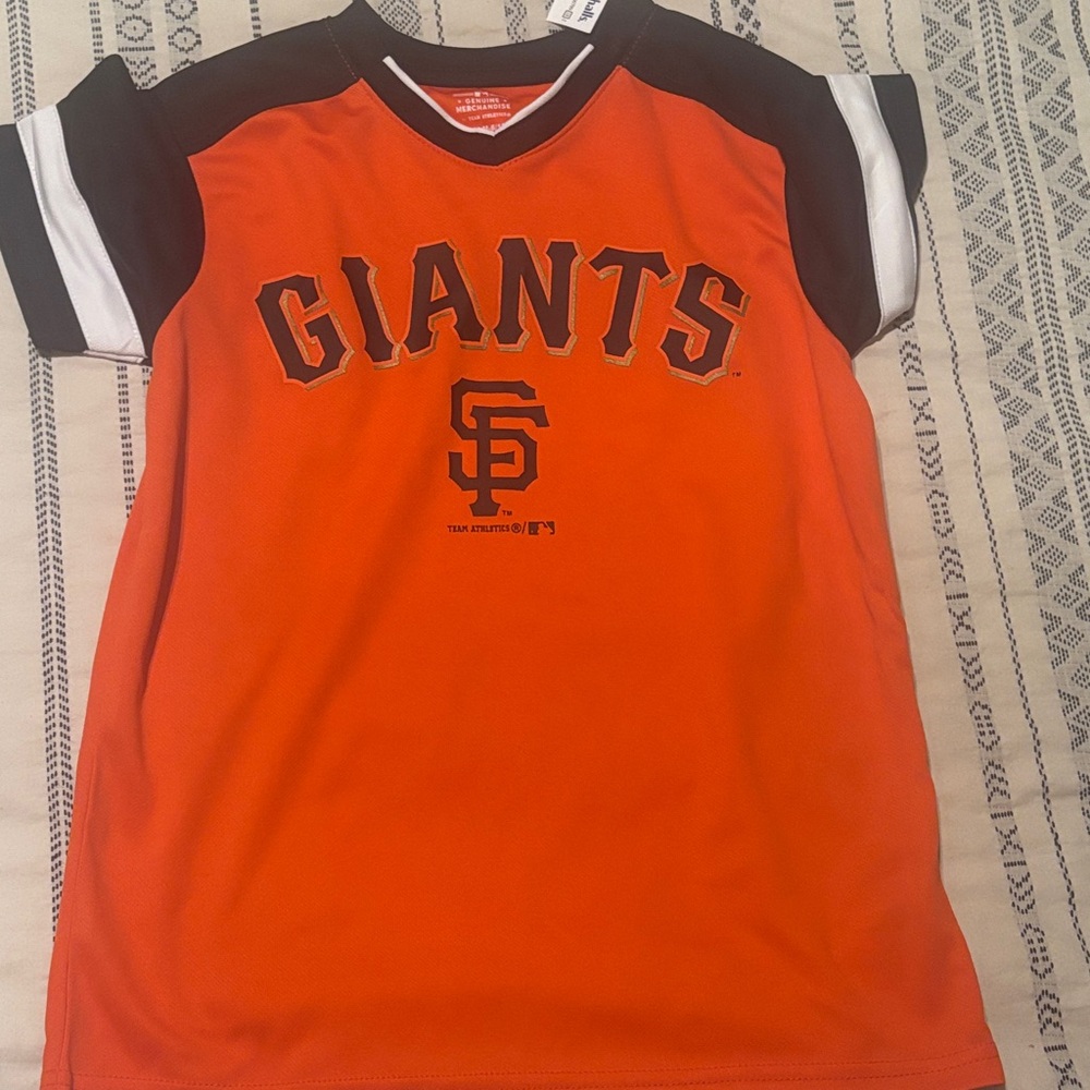 Genuine Merchandise Giants Kids Orange and Black Jersey